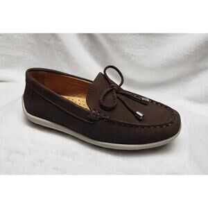 NIB Driver Club USA Sarasota Boys 12 Brown Loafers Quiet Luxury Preppy Wedding